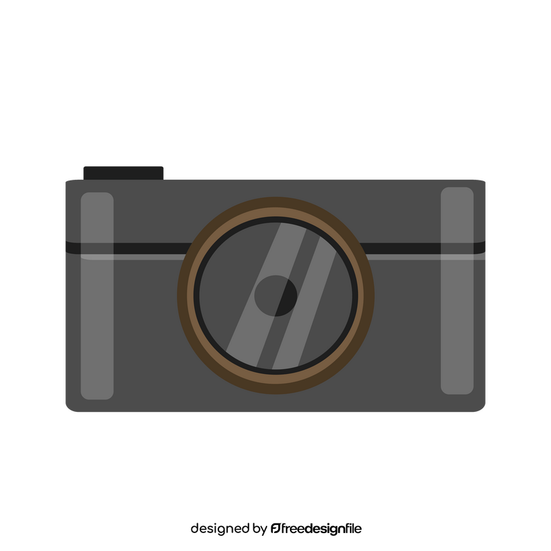 Journalist camera clipart