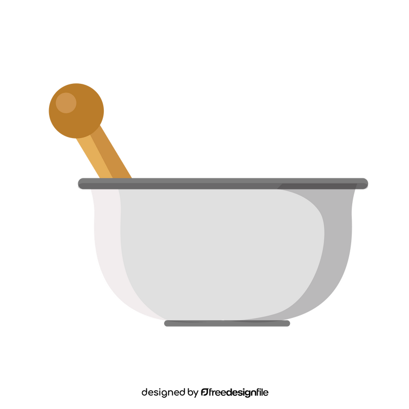 Mortar and pestle clipart