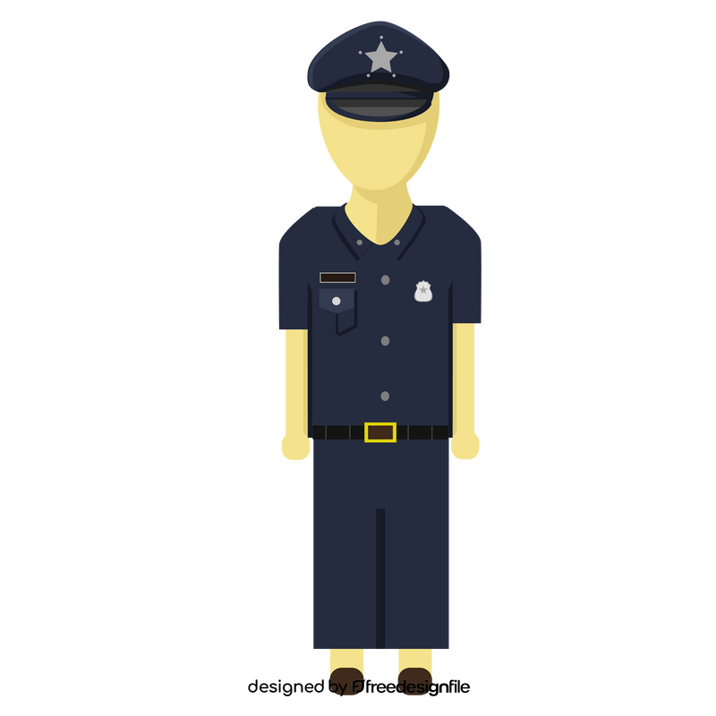 Police officer clipart