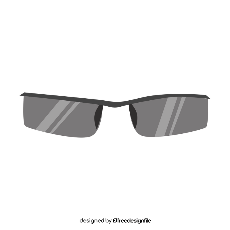 Policeman eyeglasses clipart