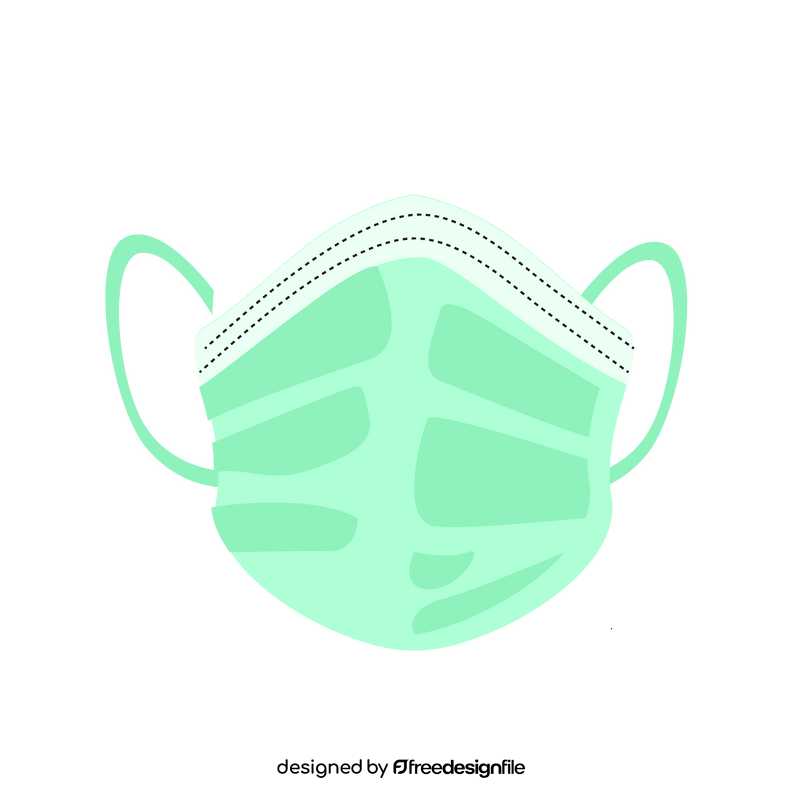 Surgical mask clipart