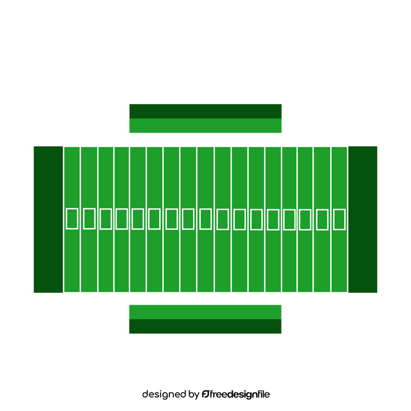 American football field clipart