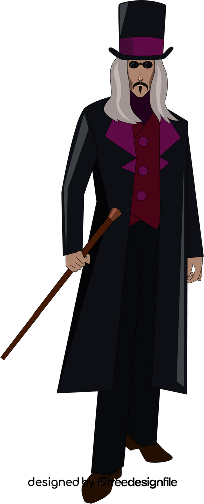 Count Dracula drawing clipart