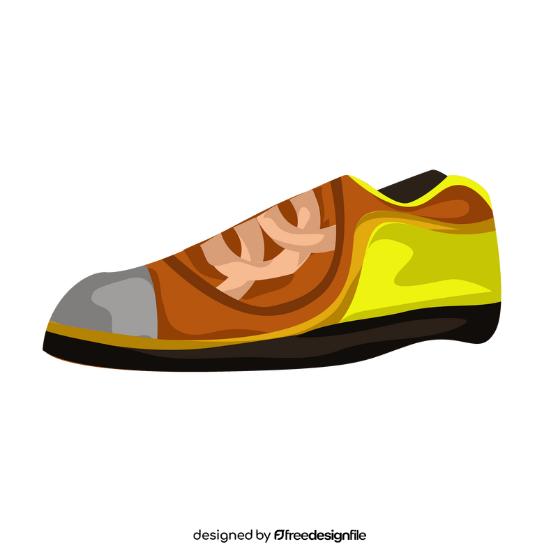 Bowling shoes clipart