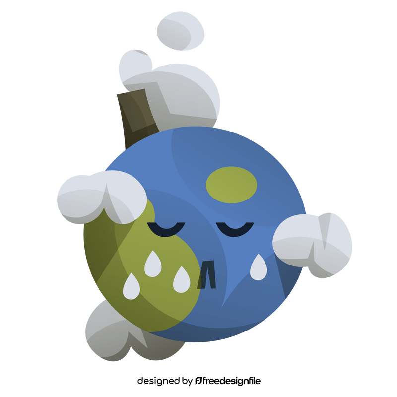 Polluted earth, free pollution clipart