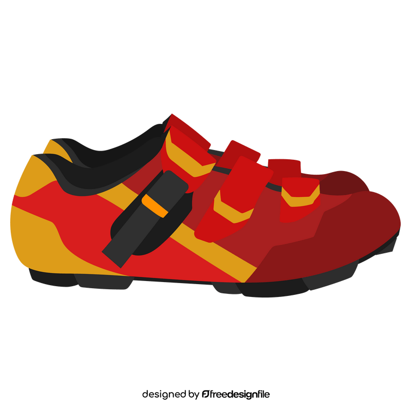 Cycling shoes clipart