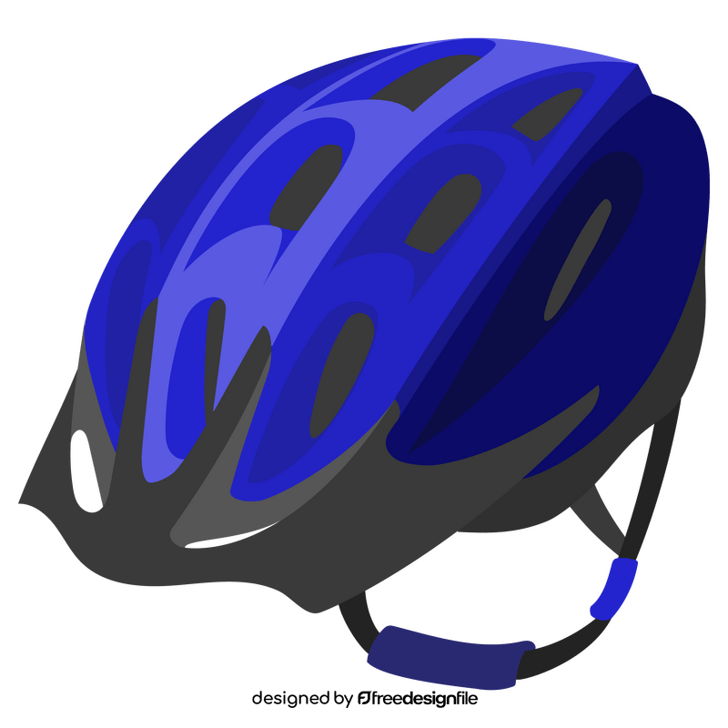 Cycling helmet clipart