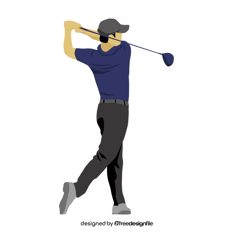 Golfer clipart