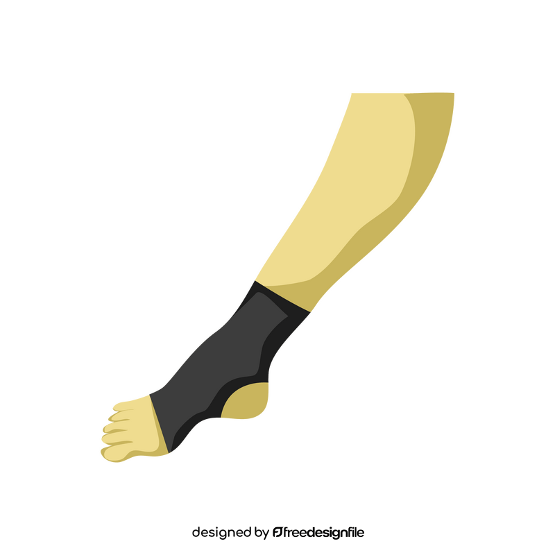 Ankle support clipart