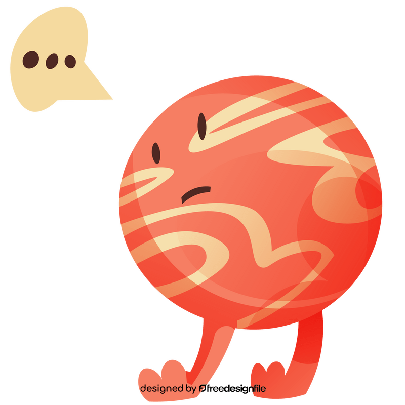 Jupiter emoji drawing clipart