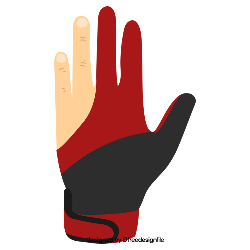 Billiard gloves clipart