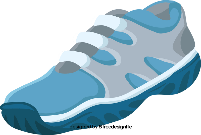 Tennis shoes clipart