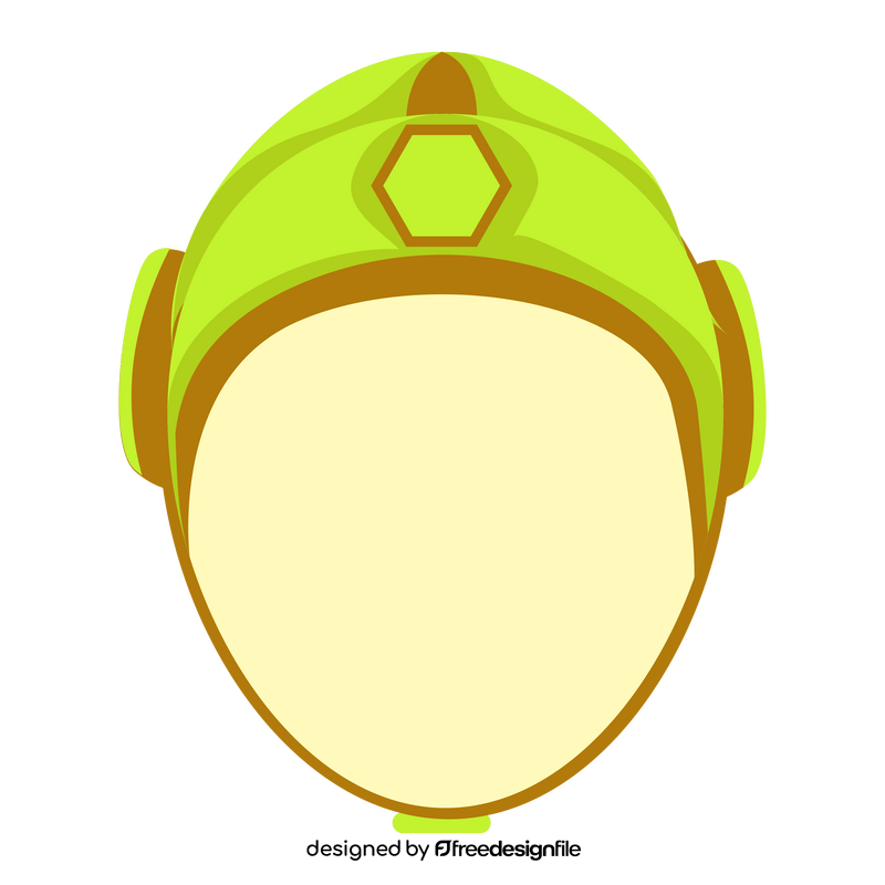 Waterpolo helmet clipart