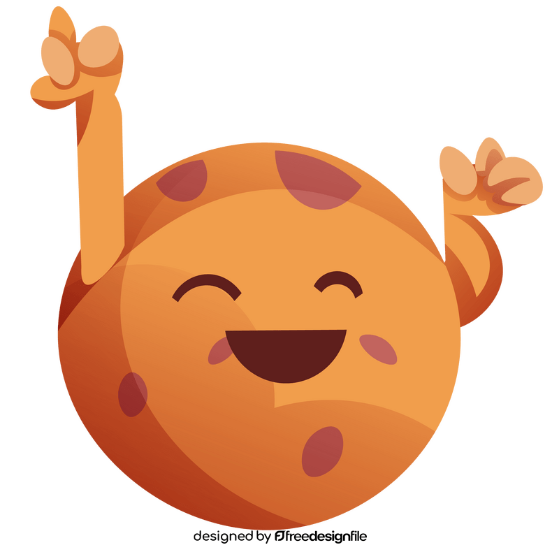 Happy mercury smiling emoji clipart
