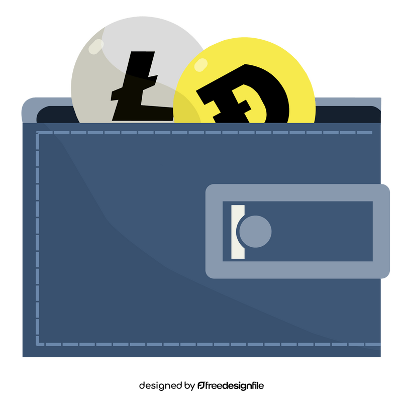 Altcoin wallet clipart