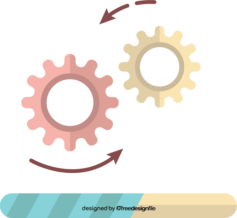 Cognitive Cloud Computing Process clipart