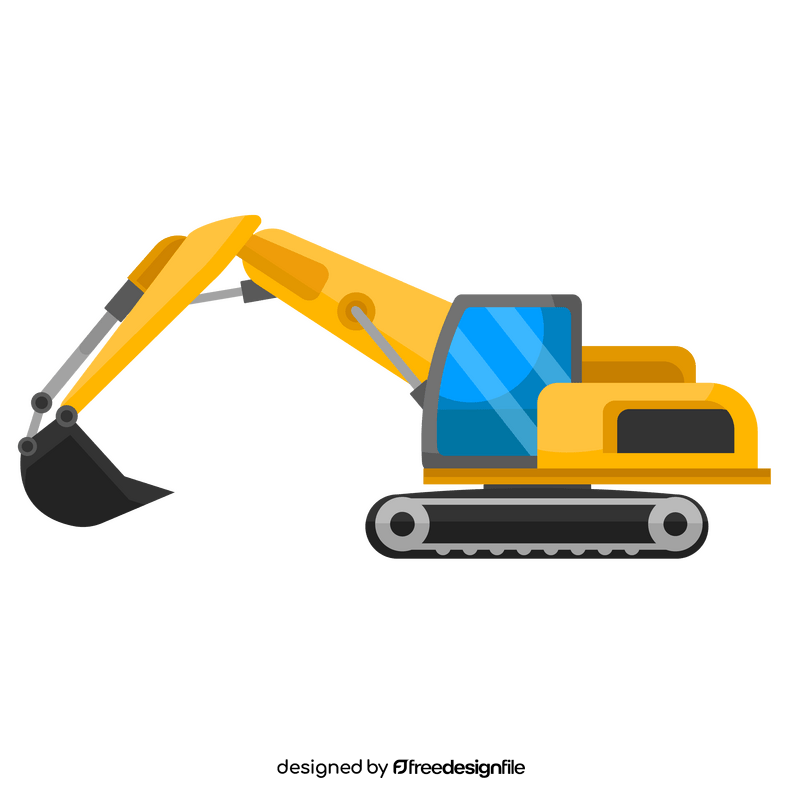 Construction Technology Excavator clipart