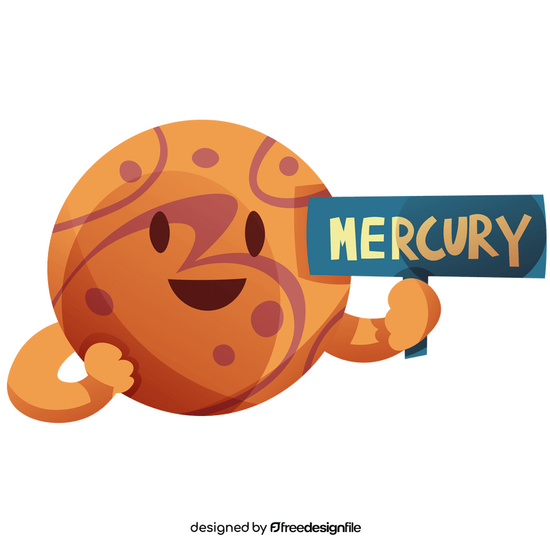 Mercury icon, logo clipart