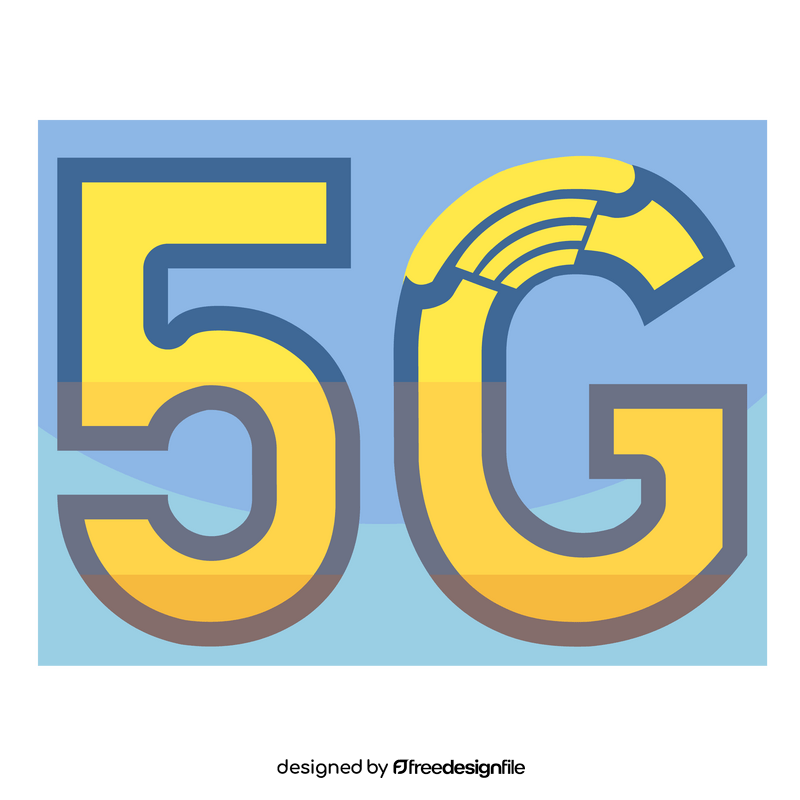 5G technology clipart