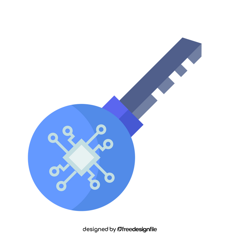 Encryption Technology Key icon clipart