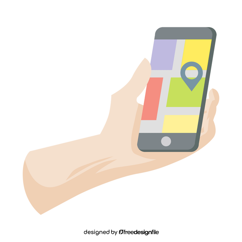 GPS Smartphone device clipart