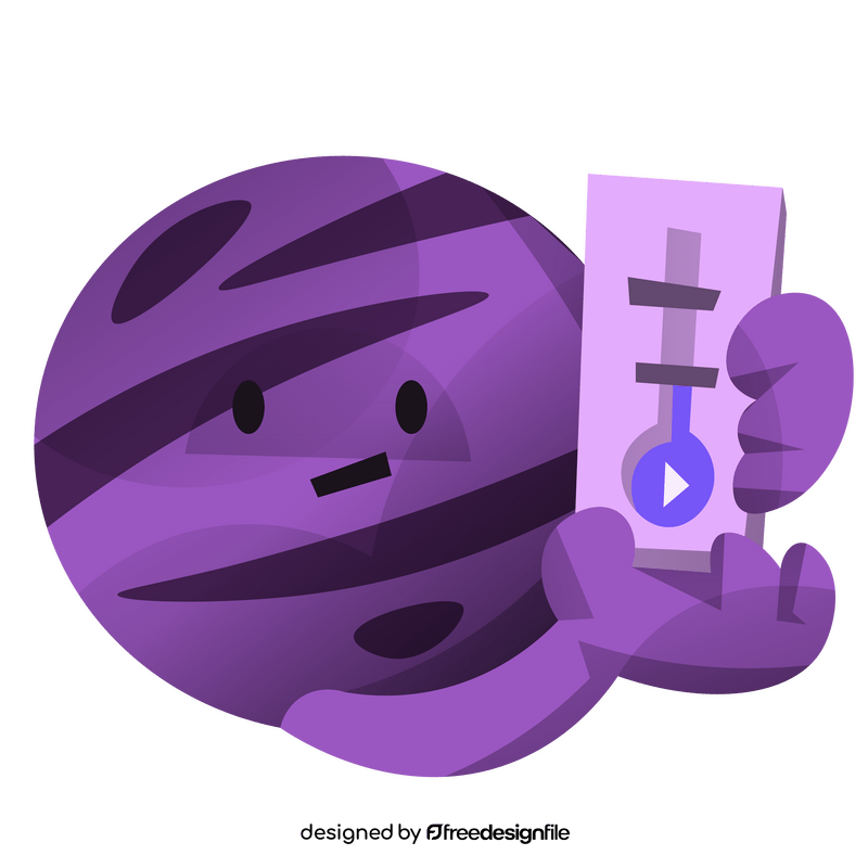 Neptune with thermometer free clipart