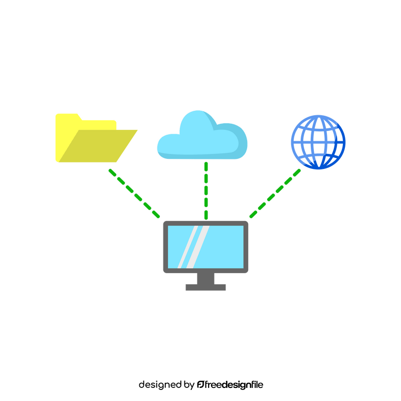 Information system clipart