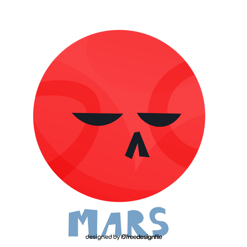 Free mars planet clipart