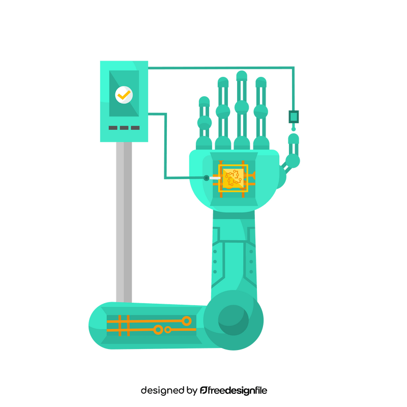 Bionic arm clipart