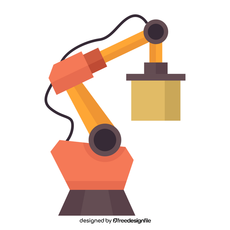 Production Technology Robotic Arm clipart