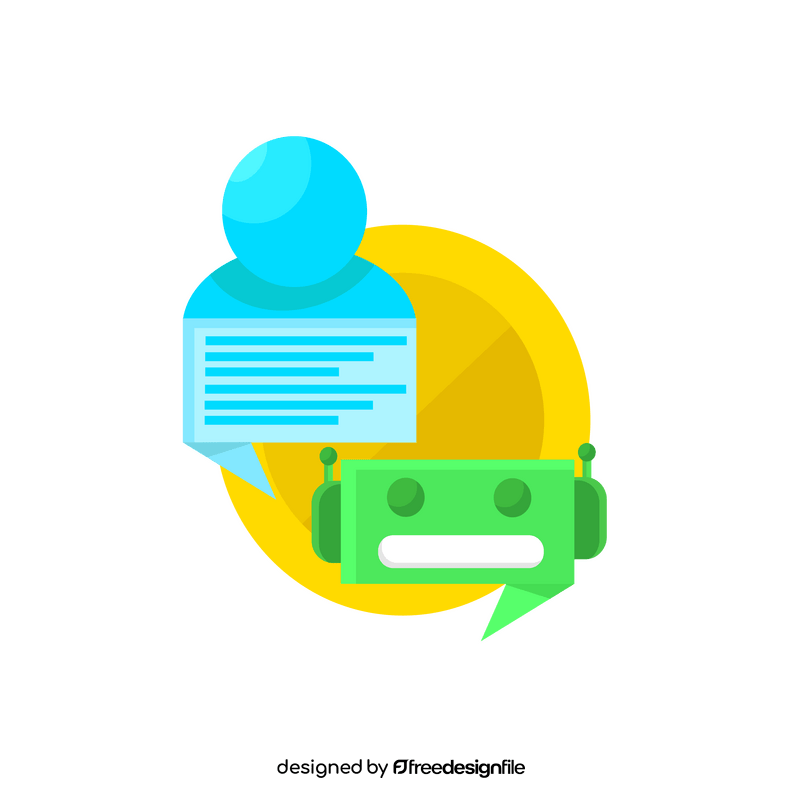 RPA Chatbot clipart