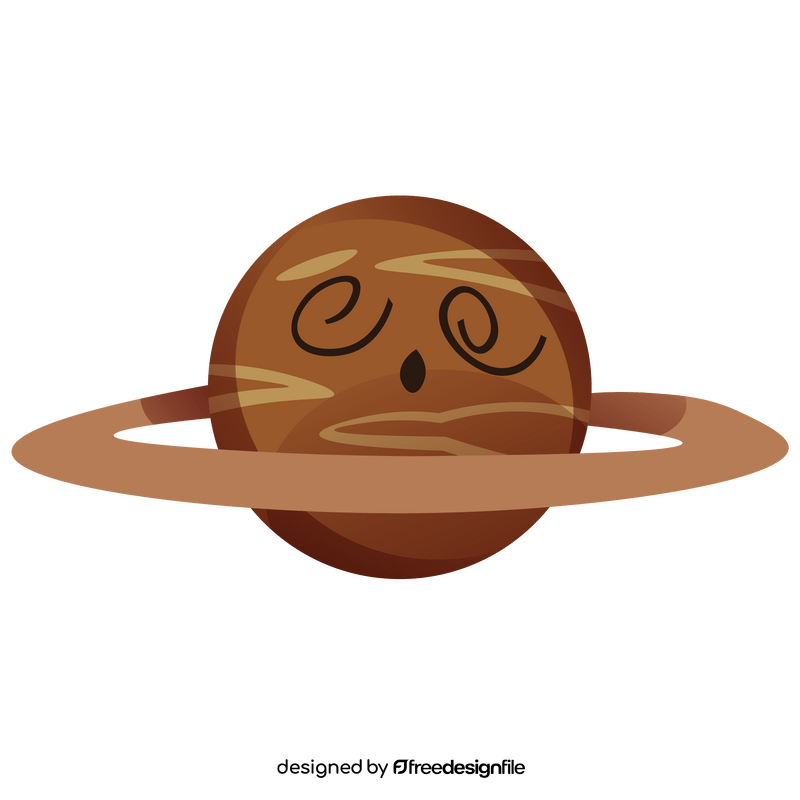 Free saturn confused clipart