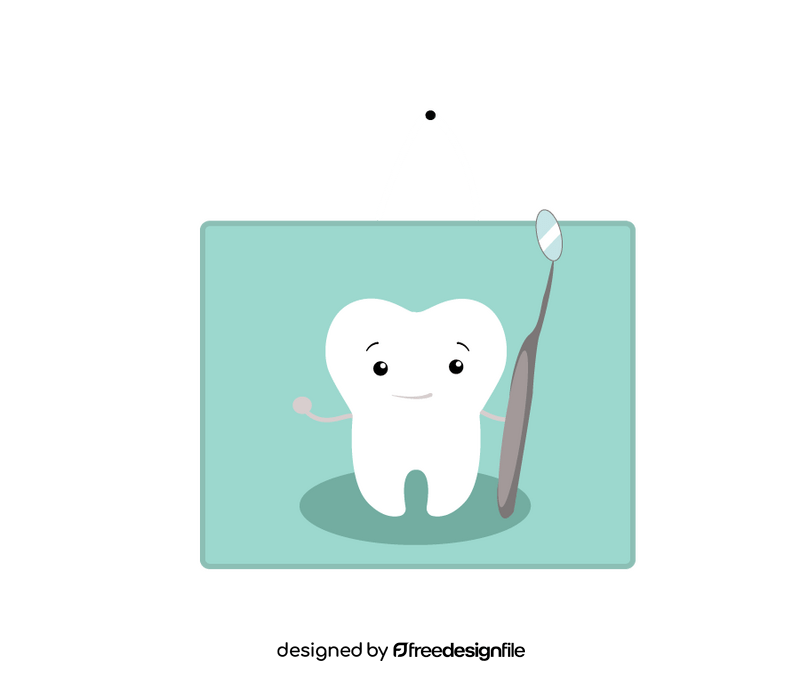 Cute tooth clipart