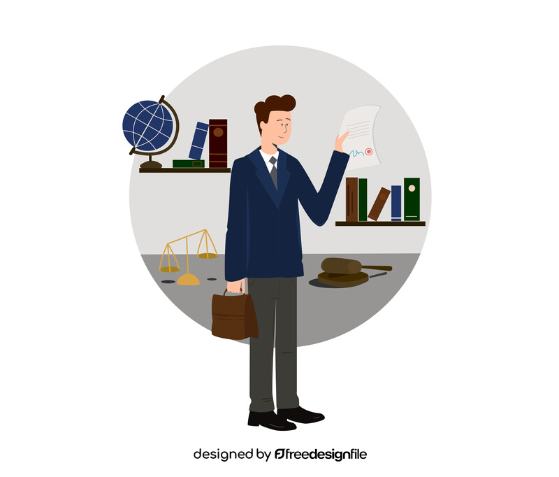 Lawyer vector