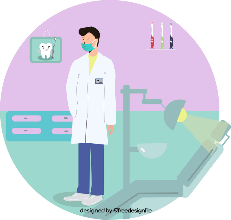 Dentist vector