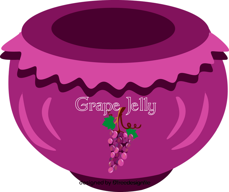 Grape jelly clipart