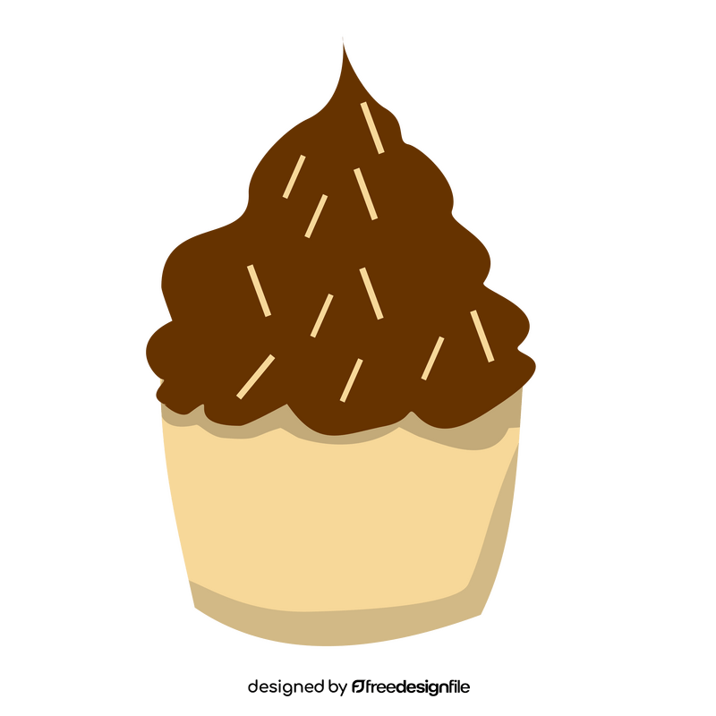 Coffee cupcake clipart