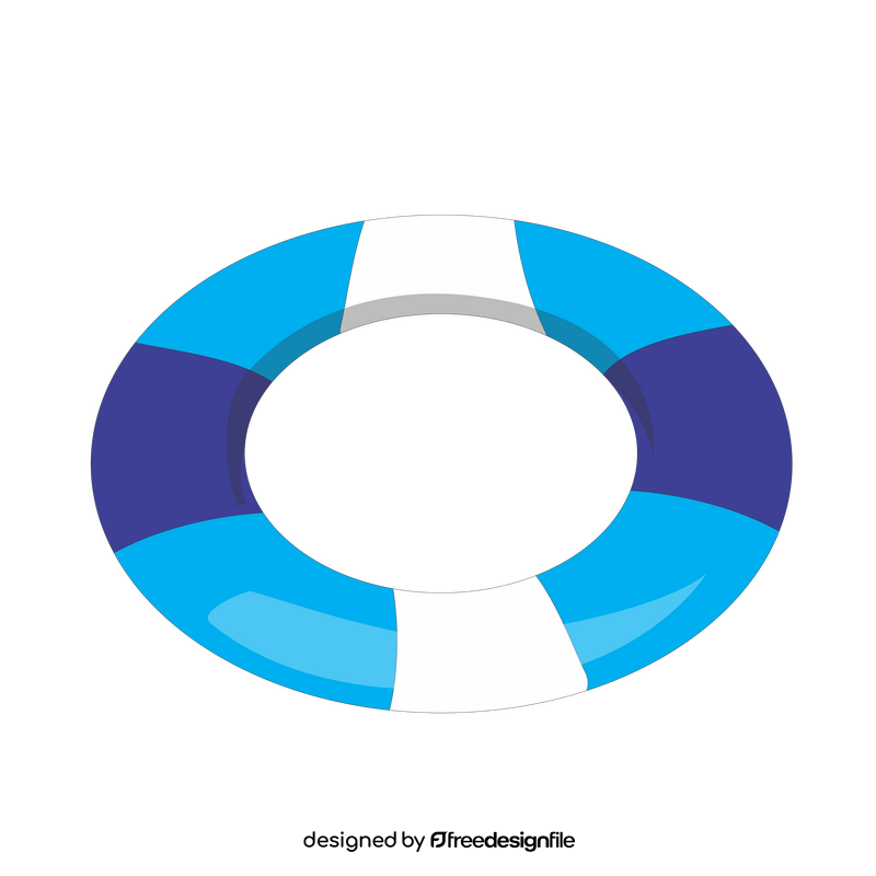 Free swimming ring clipart