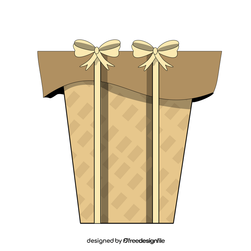 Cartoon gift box clipart