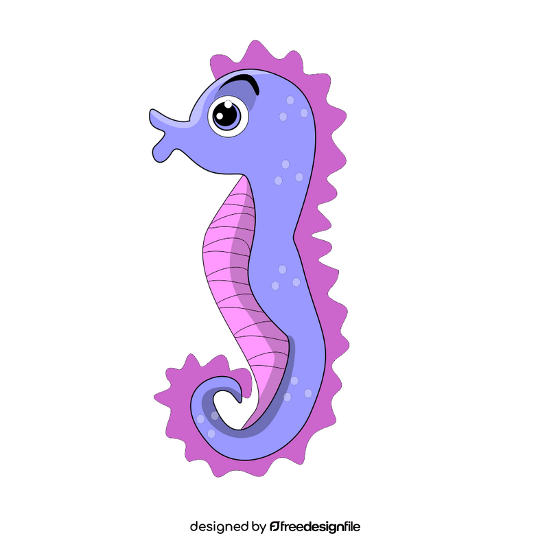 Seahorse illustration clipart