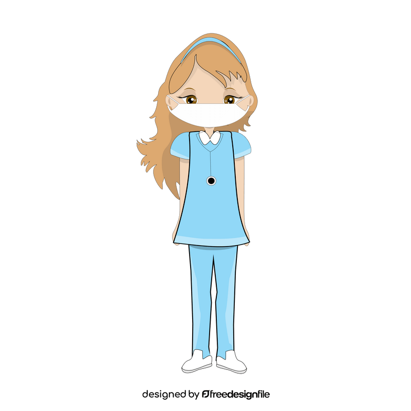 Doctor in uniform illustration clipart