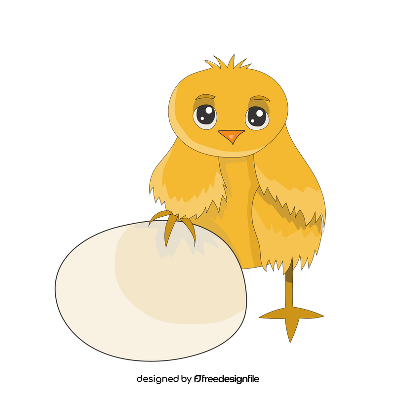 Cute chick clipart