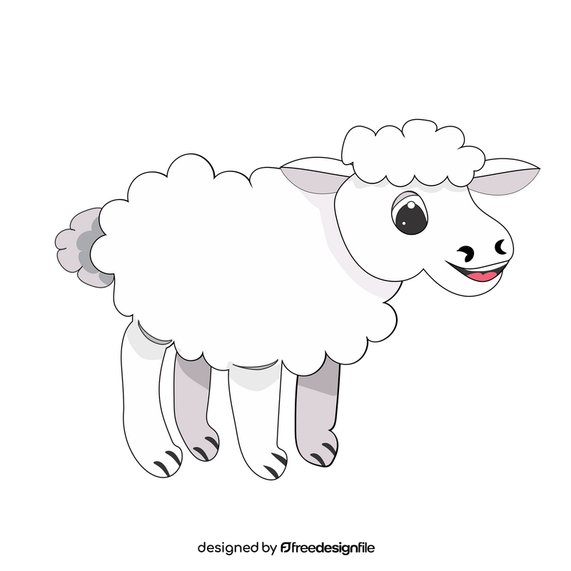 Baby sheep clipart