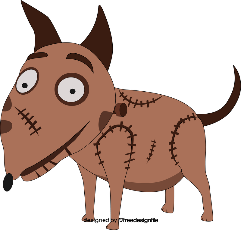 Sparky dog drawing clipart