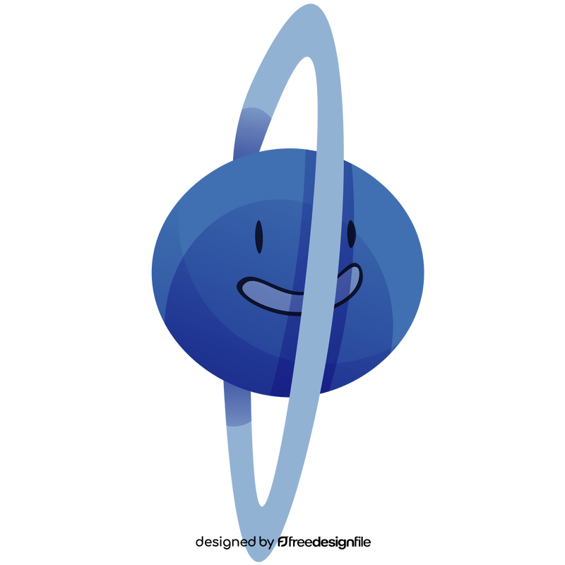 Cartoon blue planet clipart
