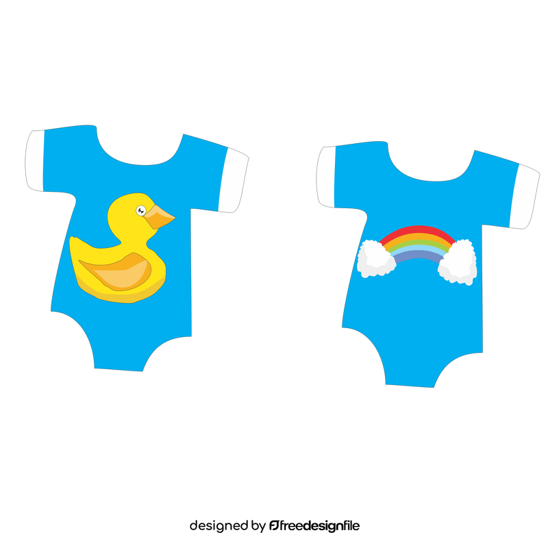 Baby onesies clipart