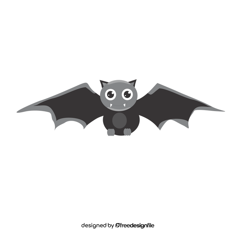 Cartoon bat clipart