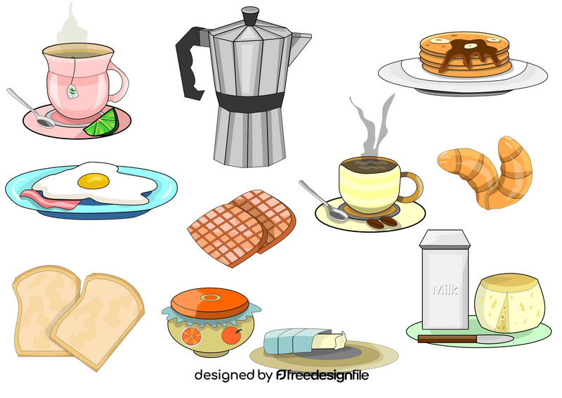 Breakfast vector