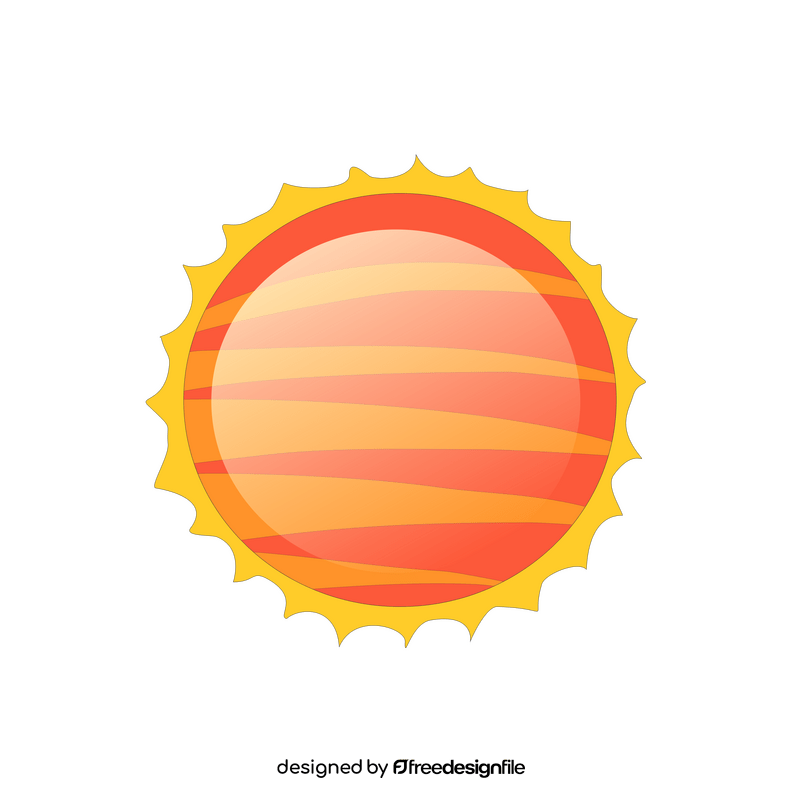 Sun cartoon clipart