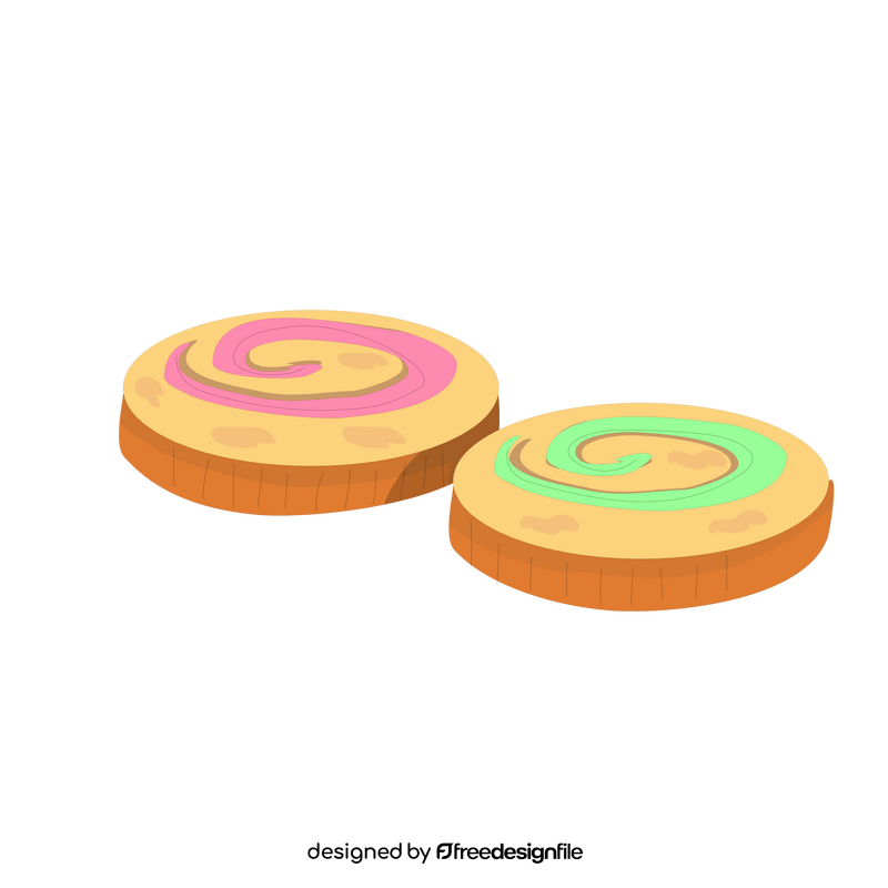 Milky biscuits drawing clipart